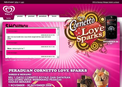 Cornetto Love Sparks (Website)