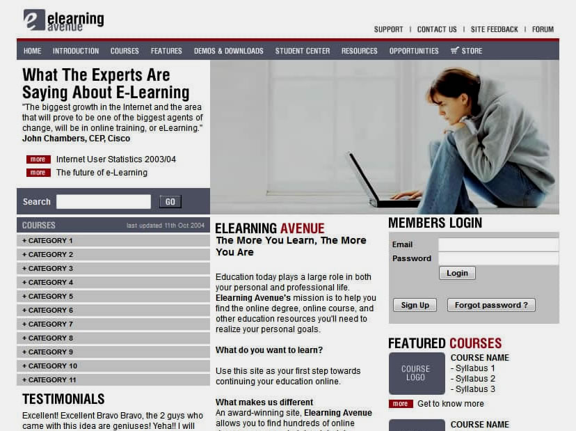 Elearning Avenue (Website)