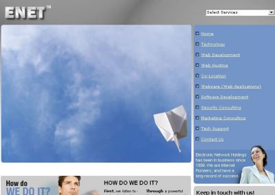 Electronic Network Holdings (Flash Intro, Website)