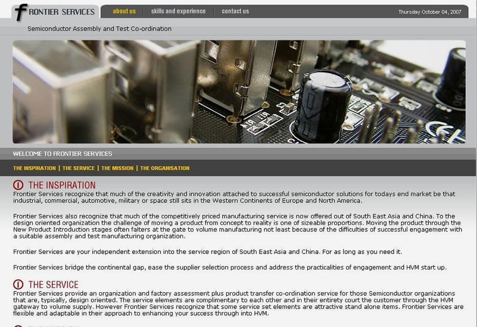 Frontier Services (Website)