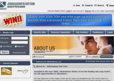 Jobs Harbour (Website)