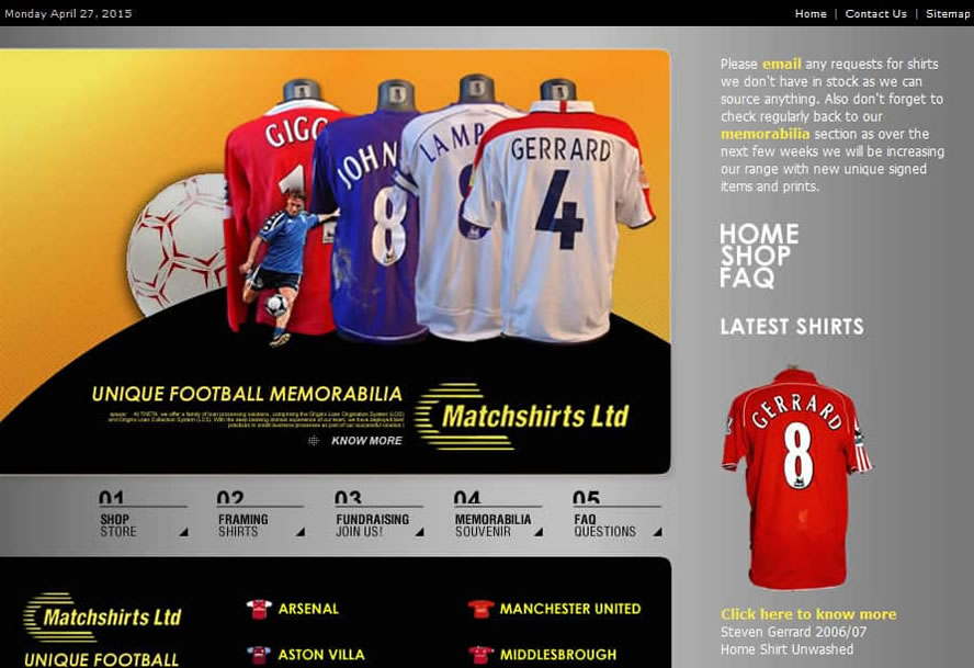 Matchshirts LTD (Website)