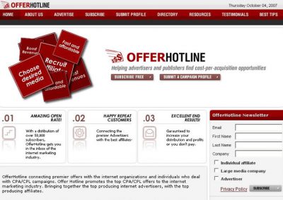 OfferHotLine (Website)