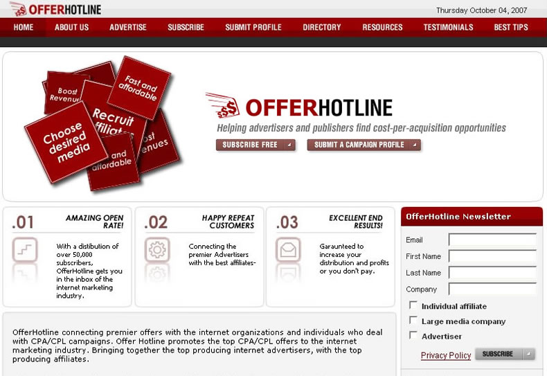 OfferHotLine (Website)