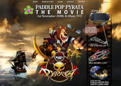 Paddle Pop Pyrata (Flash Website)