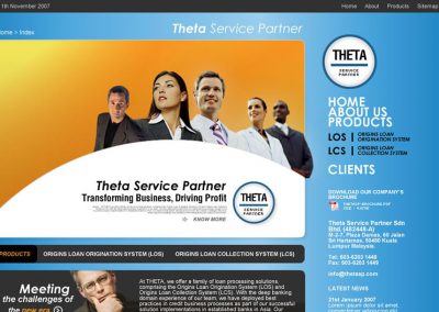 Theta Service Partner (Mockup)