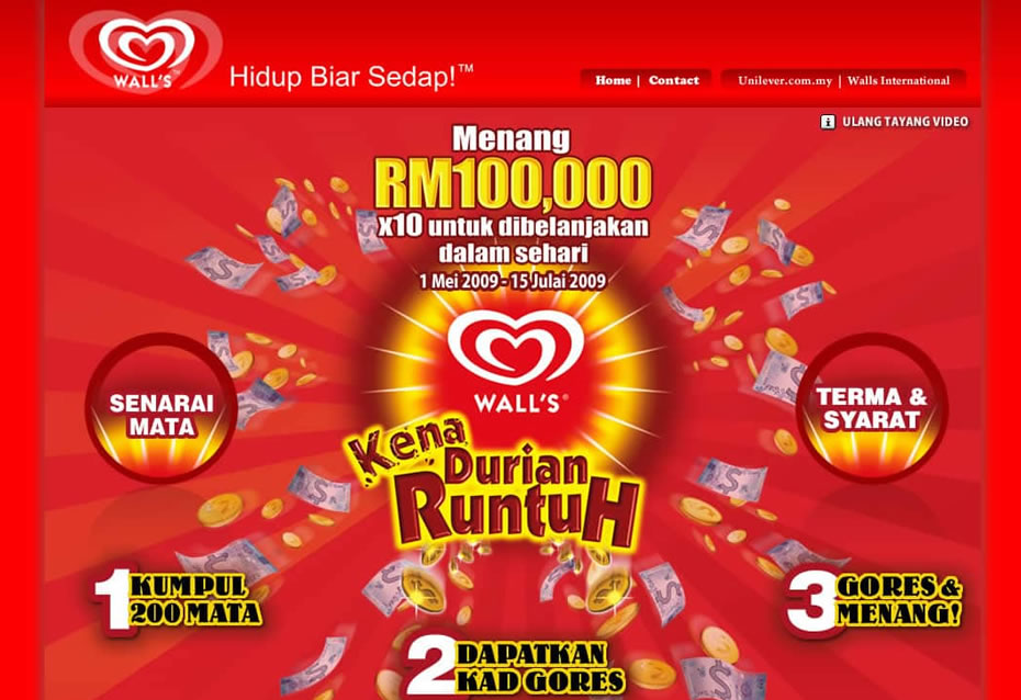 Wall’s Durian Runtuh (Website)