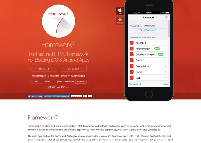 Click here to visit site Framework7