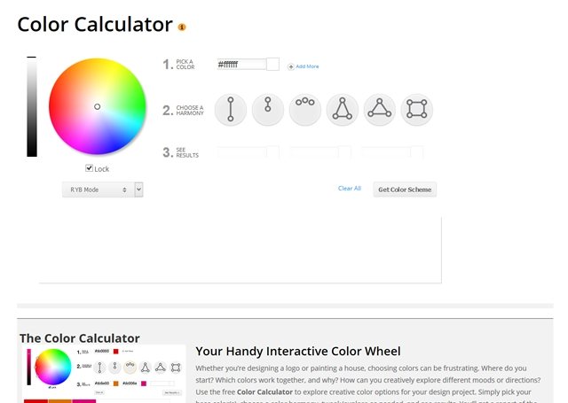 Click here to visit Color Calculator