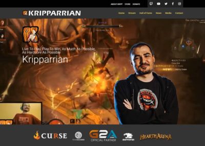 Twitch Streamers (Website)