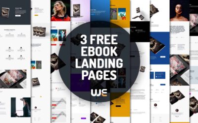 3 Free DIVI Ebook Landing Pages